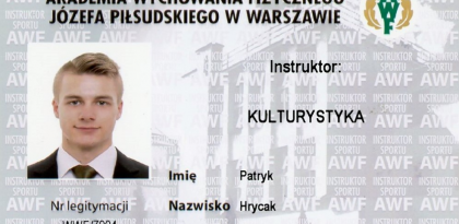 Instruktor Kulturystyki