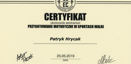 Programowanie motoryczne w sportach walki